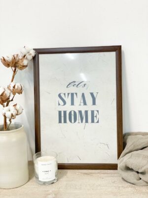תמונת פרינט HOME